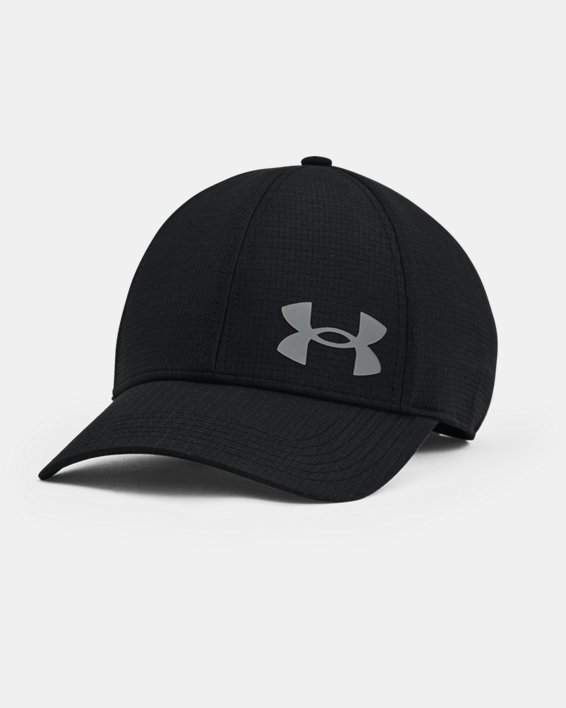 หมวก UA Iso-Chill ArmourVent™ Stretch สำหรับผู้ชาย, Black, pdpMainDesktop image number 0